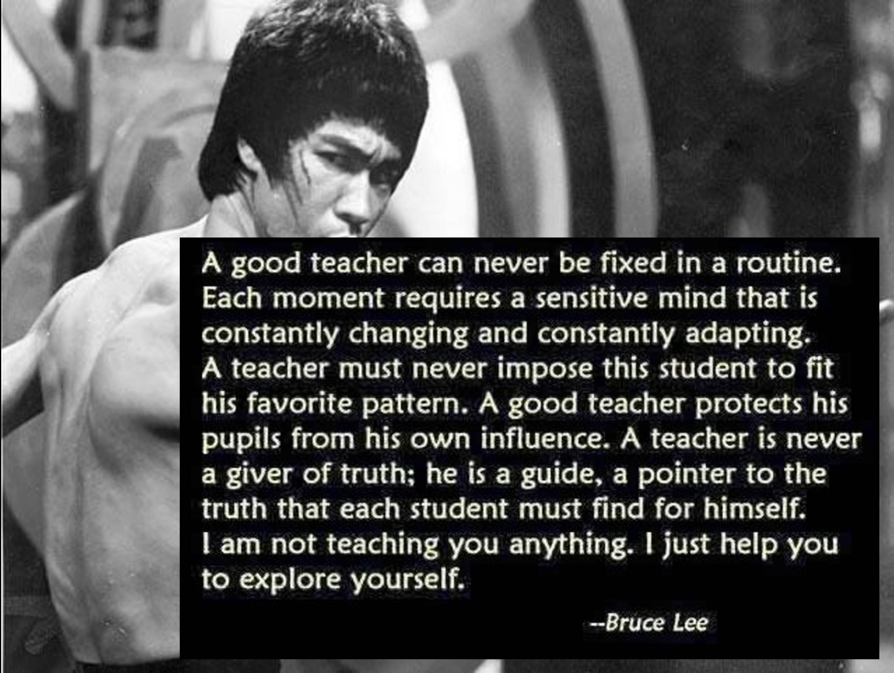 Bruce Lee On Coaching – At Home On The Court